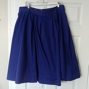Eloquii size 16 Blue Midi Skirt